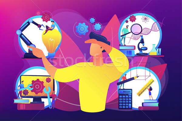 Stem Education Concept Vector Illustration Vector Illustration 600x400 Stem Education Concept Vector Illustration Vector Illustration