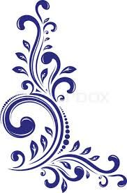 182x277 Floral Stencil Vector