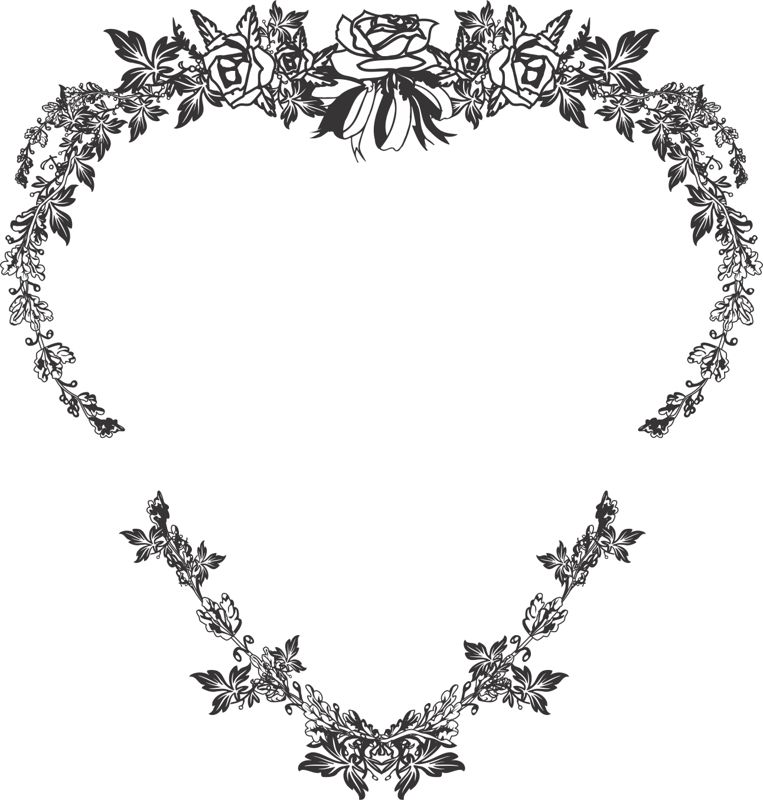 763x800 Wild Leaf Strokes Heart Shaped Design Vector Free Vector Cdr Free