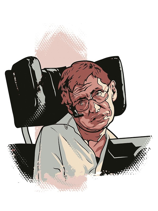 600x800 Stephen Hawking Art Print