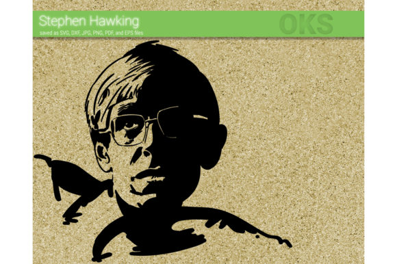 580x386 Stephen Hawking Vector Graphic