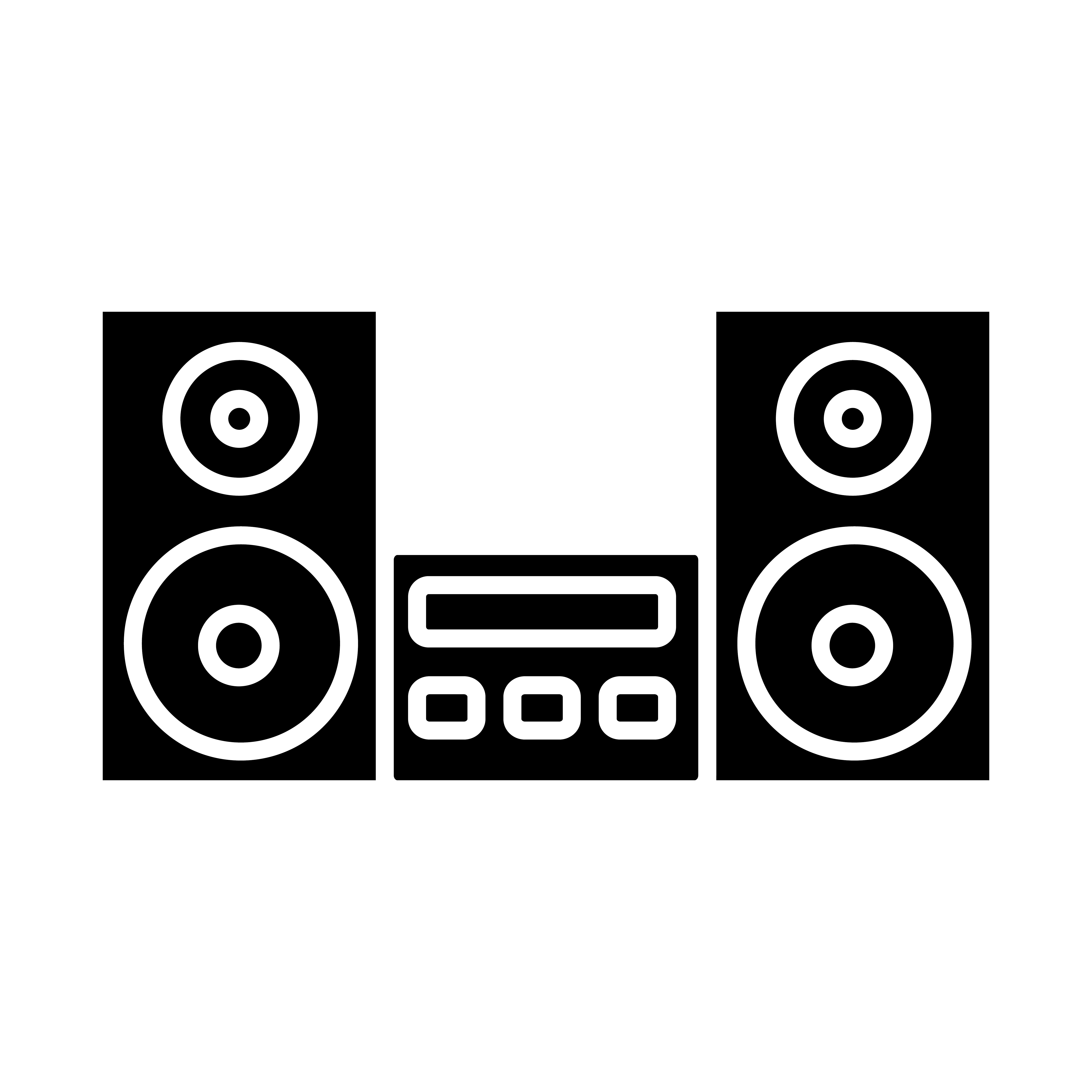 5315x5315 Stereo System Free Vector Art