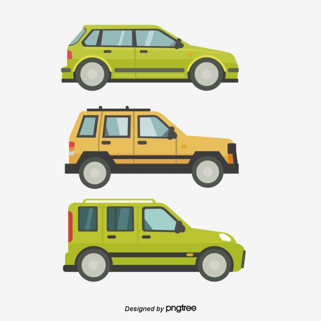 640x640 Planar Realistic Stereo Vector Map Of Vehicle Side Elements, Side