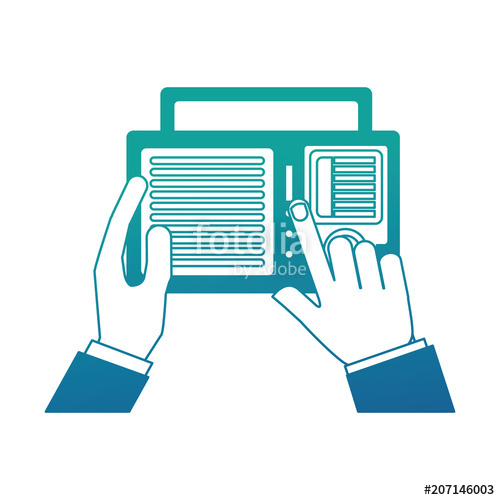 500x500 Hand Holding Retro Vintage Radio Stereo Vector Illustration Neon