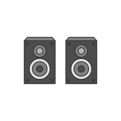 490x490 Audio Speaker Stereo Sound System Illustration