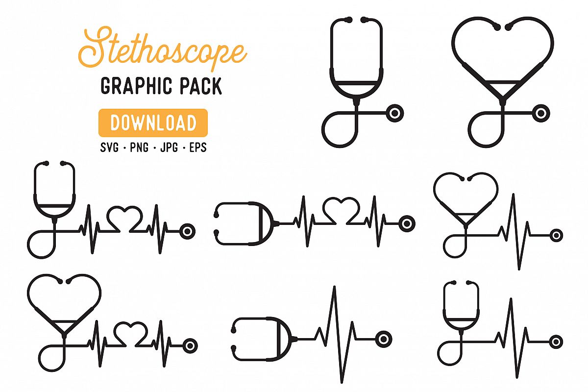 1200x800 Stethoscope Vector Graphic Pack