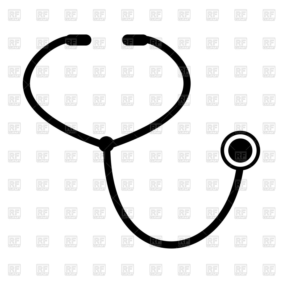 1200x1200 Stethoscope Vector Image Of Signs, Symbols, Maps