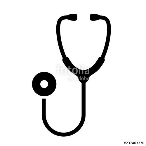 500x500 Stethoscope Vector Icon Stock Image And Royalty Free Vector