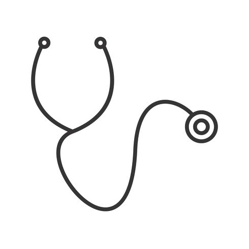 490x490 Stethoscope Line Black Icon