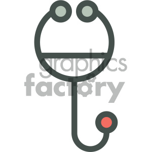 300x300 Stethoscope Medical Vector Icon Clipart Royalty Free Gif
