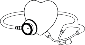 300x159 Stethoscope With Heart Logo Vector
