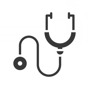 300x300 Stethoscope Healthcare And Medical Related Solid Vector Catchsplace