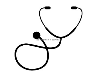 340x270 Stethoscope Clipart Etsy