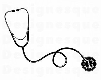 340x270 Stethoscope Vector Etsy