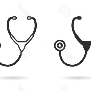 300x300 Monochrome Hand Drawn Silhouette Of Stethoscope Vector Savoyuptown