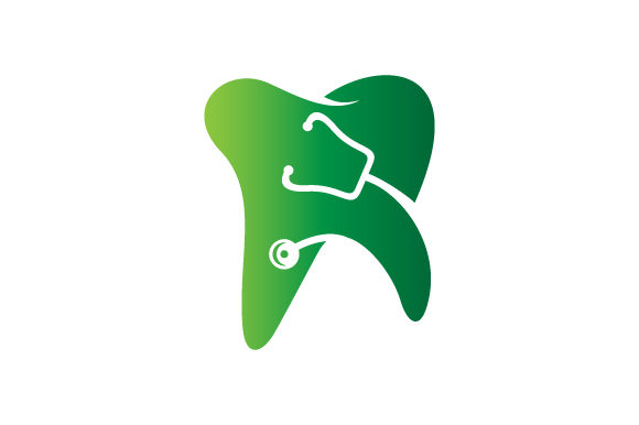 580x386 Dental Stethoscope Vector Logo Graphic