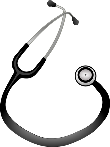 374x500 Stethoscope Vector Image