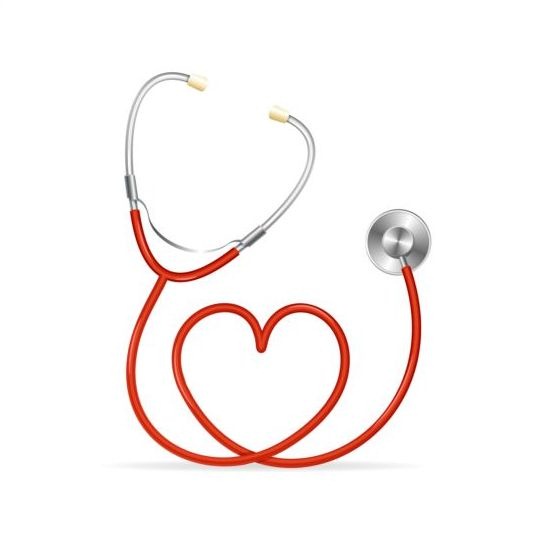 539x539 Medical Background With Stethoscope Vectors Material Download