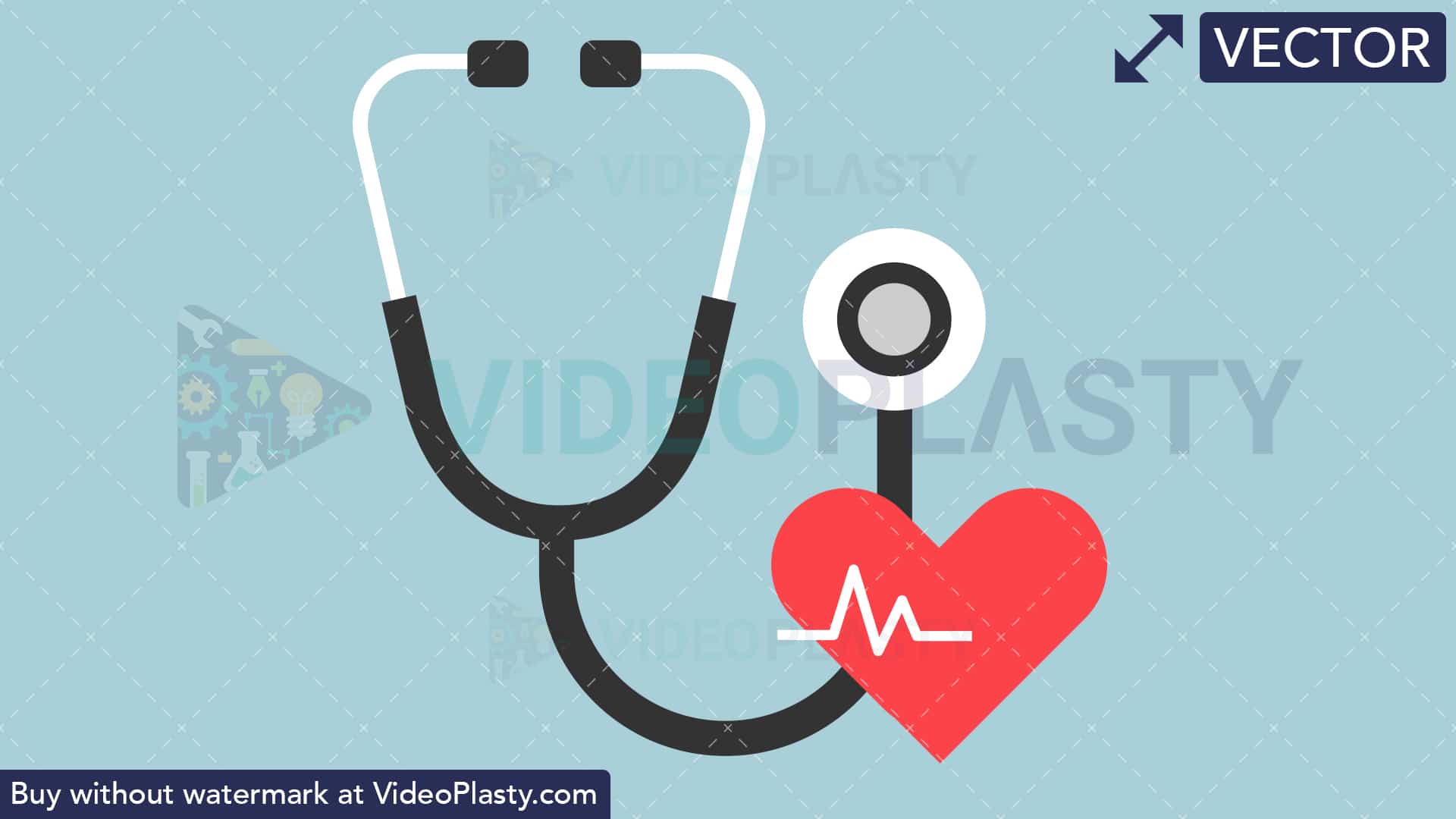 1920x1080 Stethoscope Flat Icon