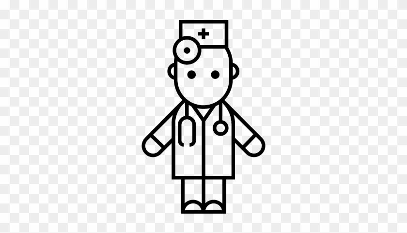 840x481 Doctor With Stethoscope Vector