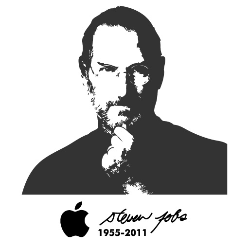 512x512 Steve Jobs Free Vector