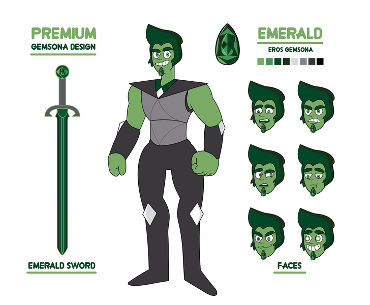 728x600 Steven Universe Gemsona Vector Design!