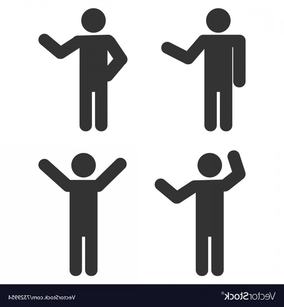 1200x1296 Stick Figure Positions Set Vector Soidergi