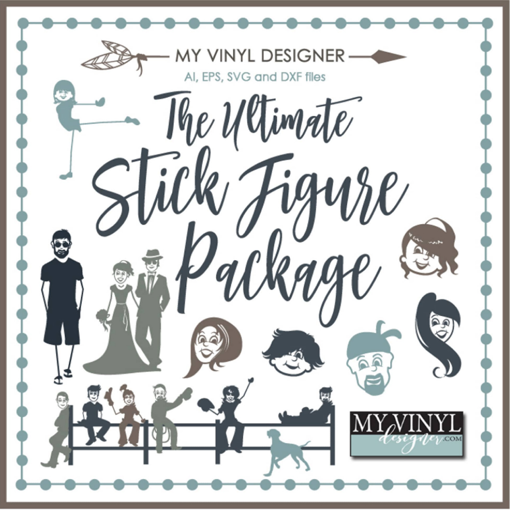 1000x1000 Ultimate Stick Figures Vector Art Images On Usb