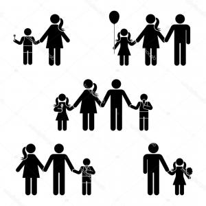 300x300 Stick Figure Family Png Images