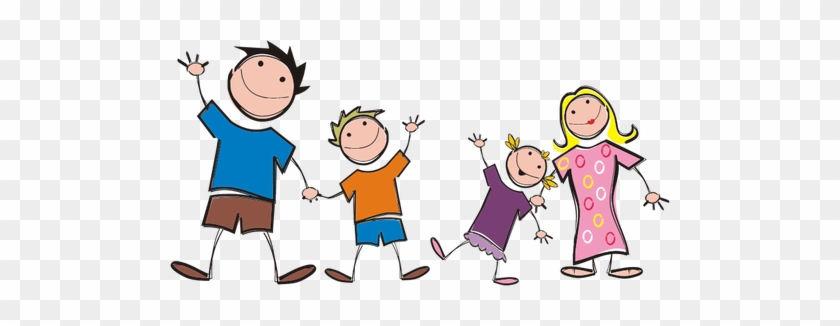 840x326 Stick Figure Family Vector Clip Art