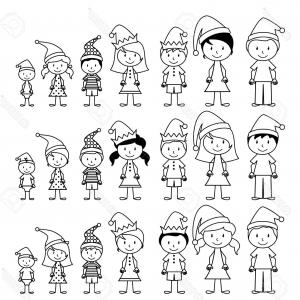 300x300 Stock Illustration Stick Figure Family Vector Monochrome