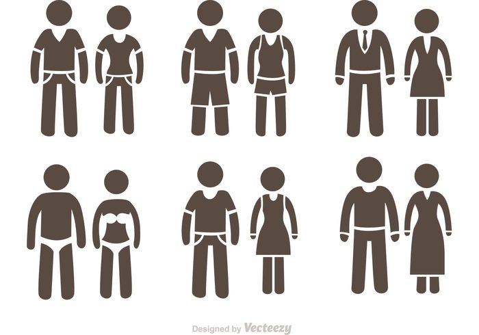 700x490 Couple Stick Figure Icons Vector Pack Free Icon Packs Ui Download