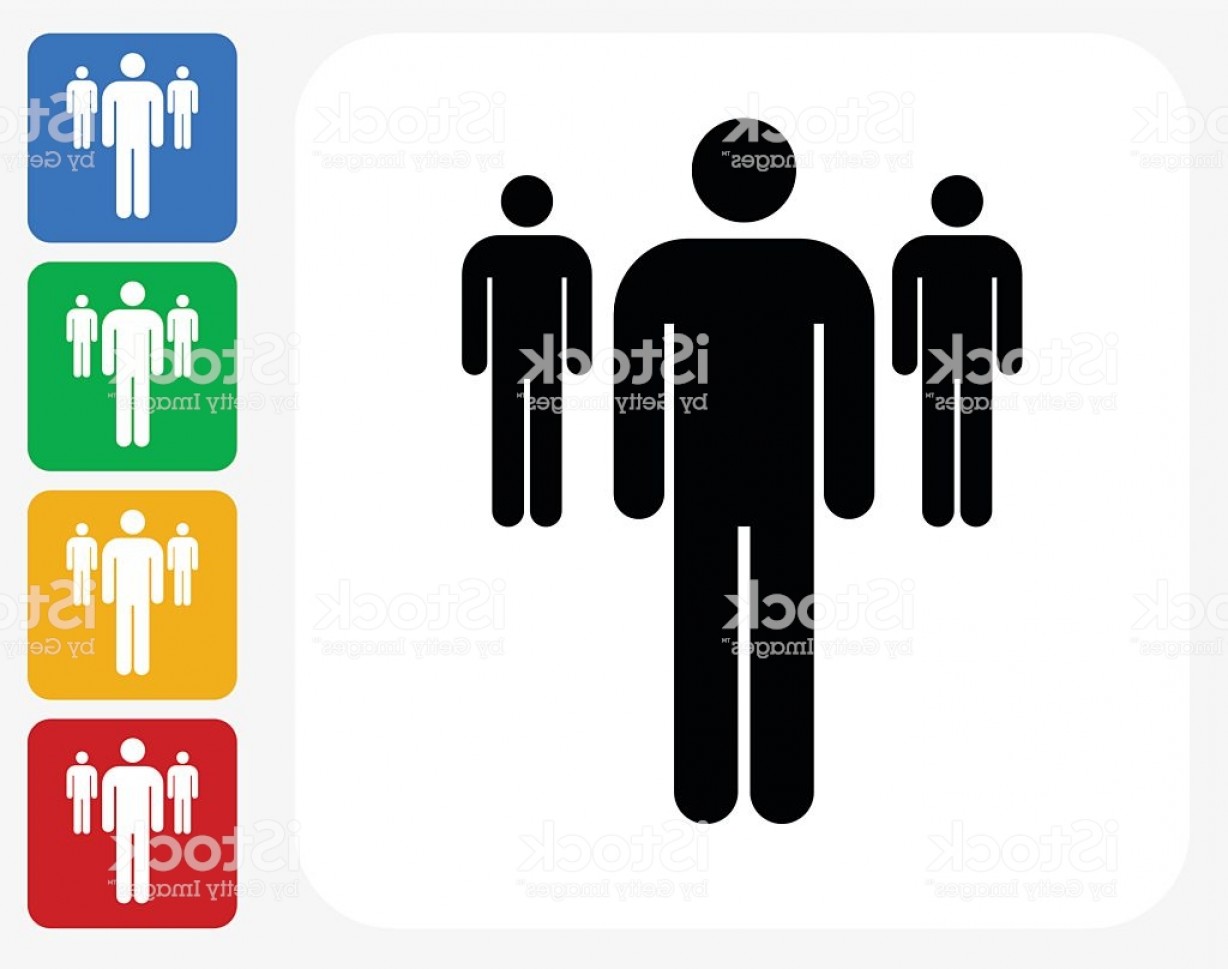 1228x969 Group Stick Figures Silhouette Vector Studiogrfx