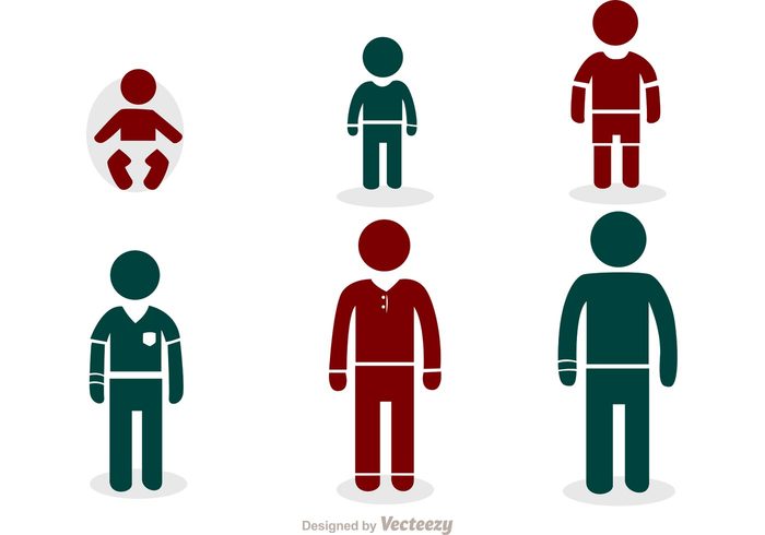 700x490 Growing Man Stick Figure Icons Vector Pack Free Icon Packs Ui