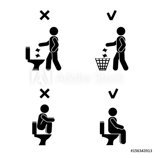 500x500 Right And Wrong Man People Position In Closet Posture Stick