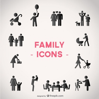 338x338 Stick Figure Vector Group With Items