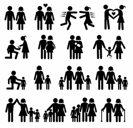 268x258 Stick Figure Family Vectors Stock For Free Download