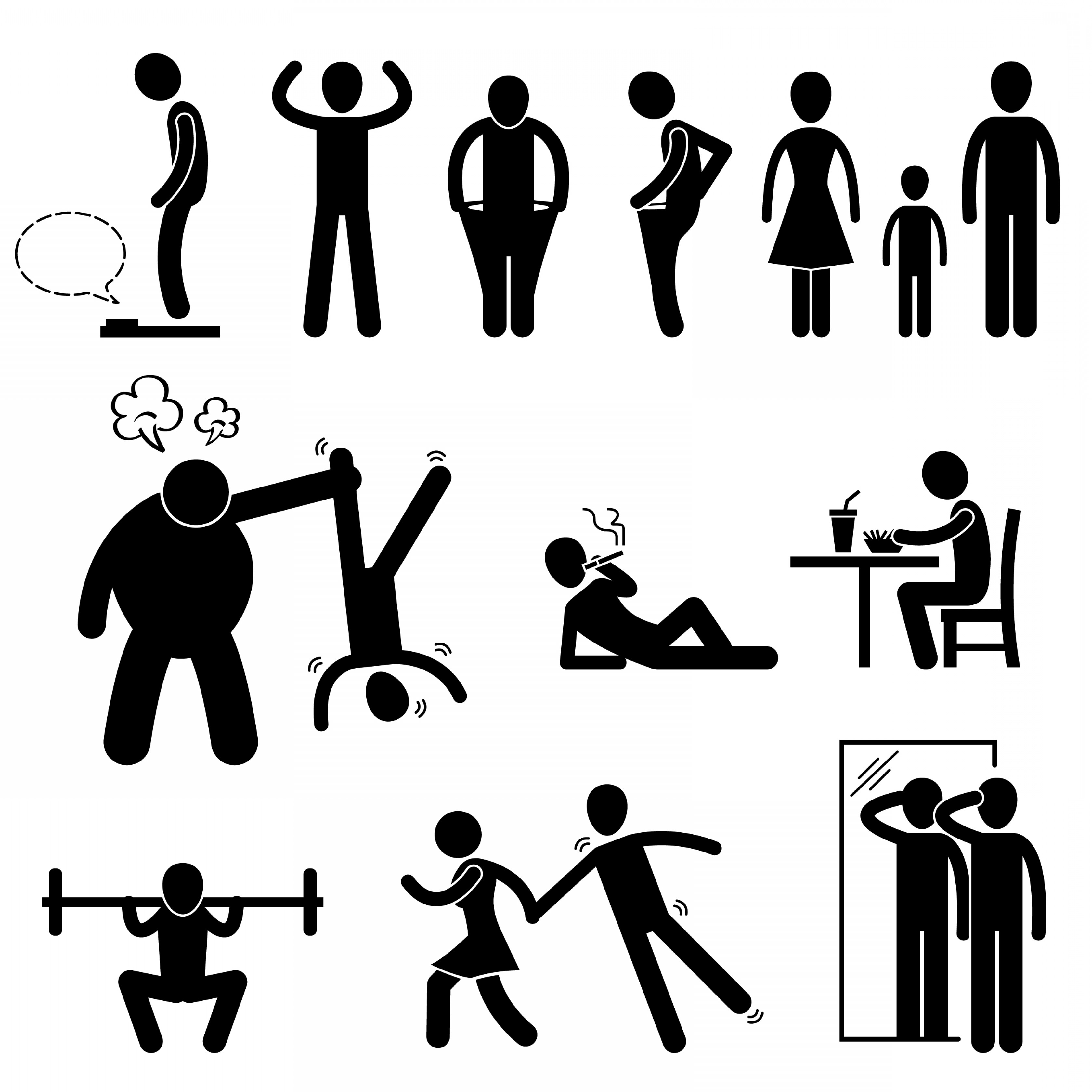 Stick People Vector at Vectorified.com | Collection of Stick People ...