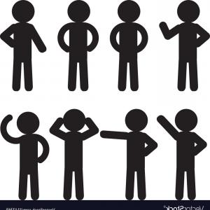 300x300 Stick People Vector Icon Set Cqrecords