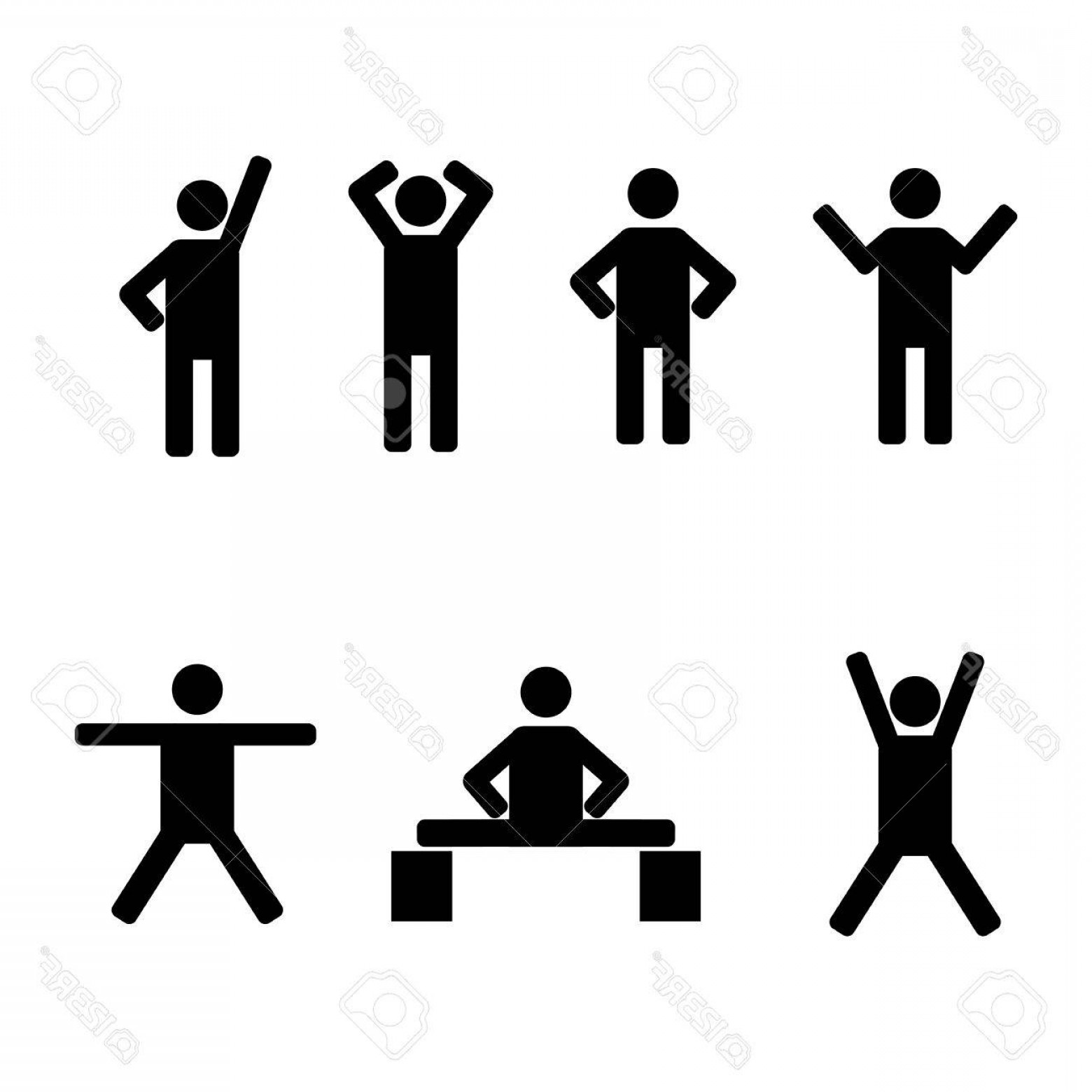 1560x1560 Stick People Vector Silhouettes Lamaison