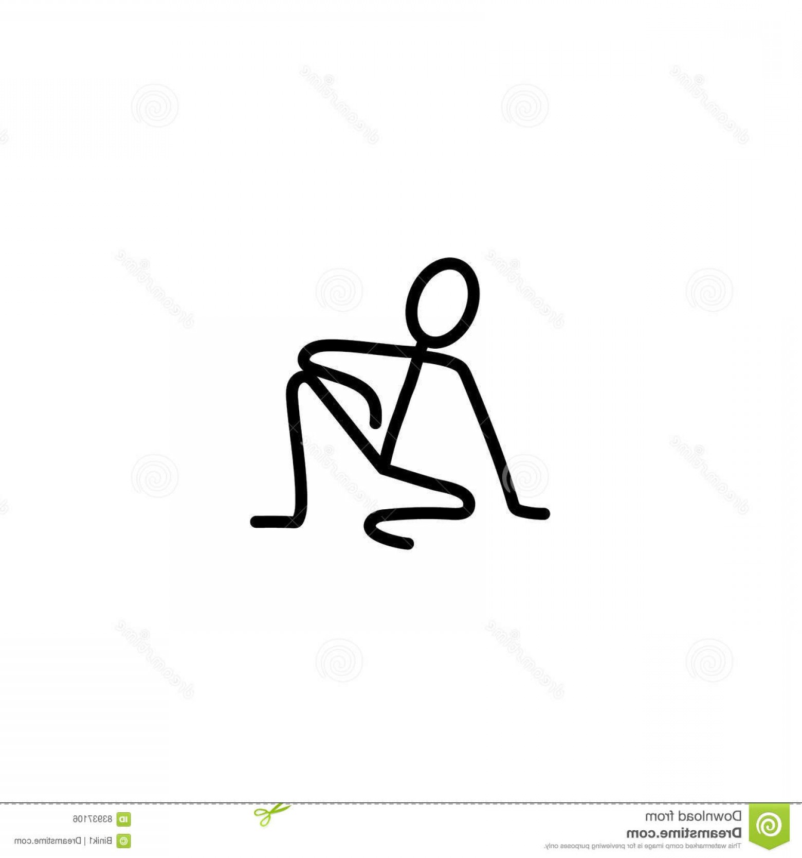 1560x1668 Stick Person Sitting Vector Catamart