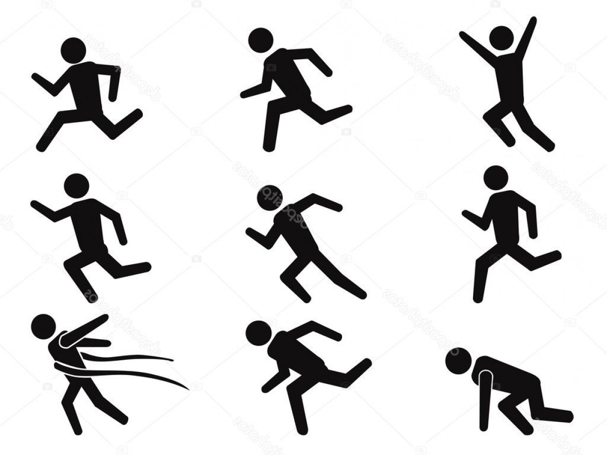 1228x921 Stock Illustration Runner Stick Figure Icons Set Newwaysys