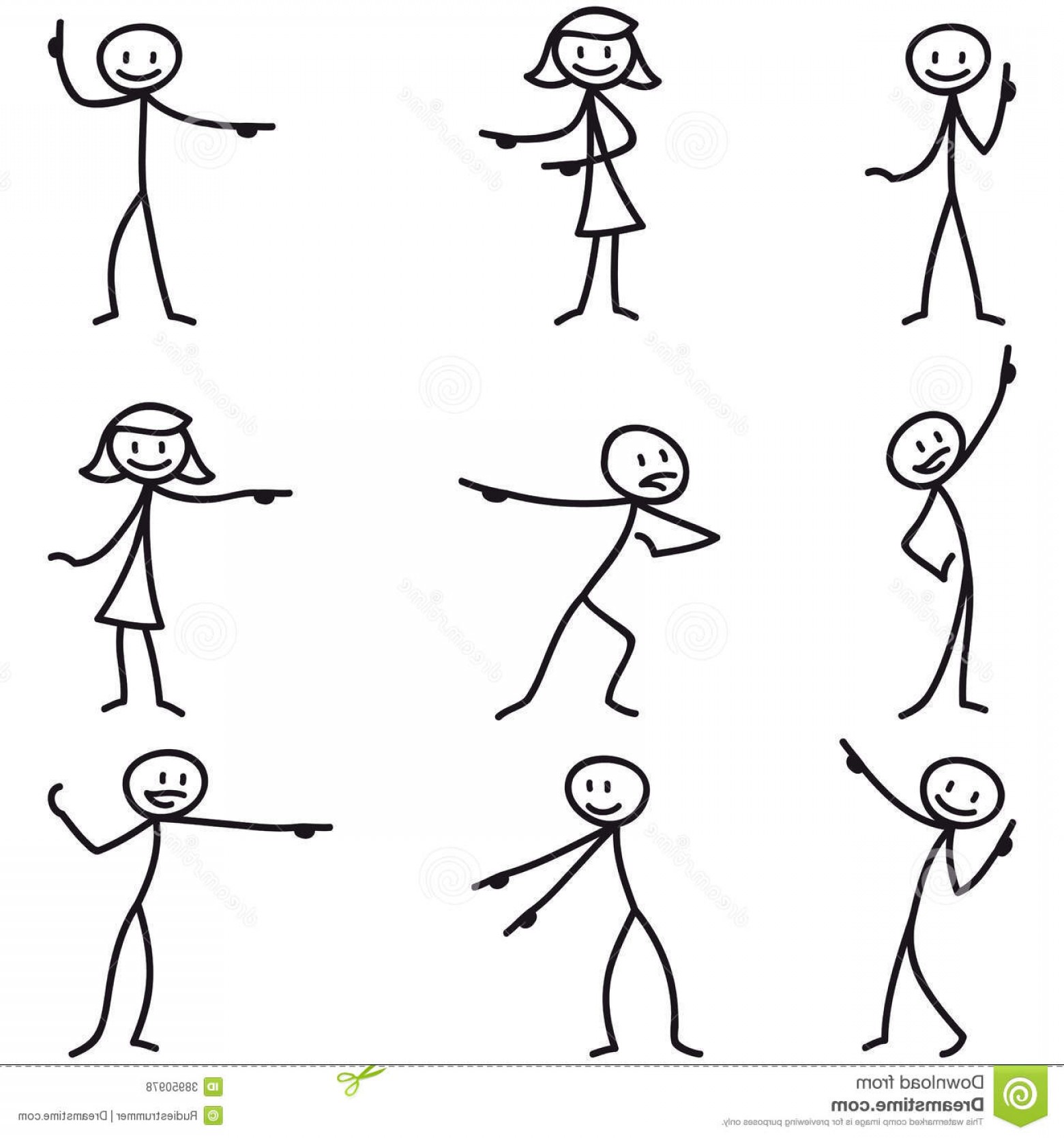 Stick Person Vector at Vectorified.com | Collection of Stick Person