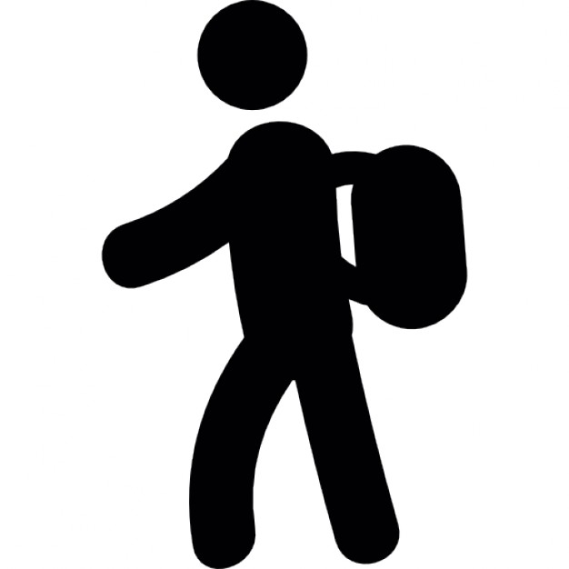 626x626 Walking Person Icon