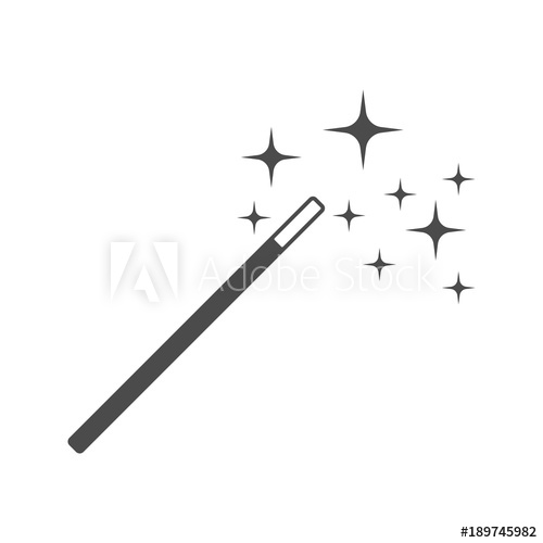 Magic Stick Vector Icon 500x500 Magic Stick Vector Icon