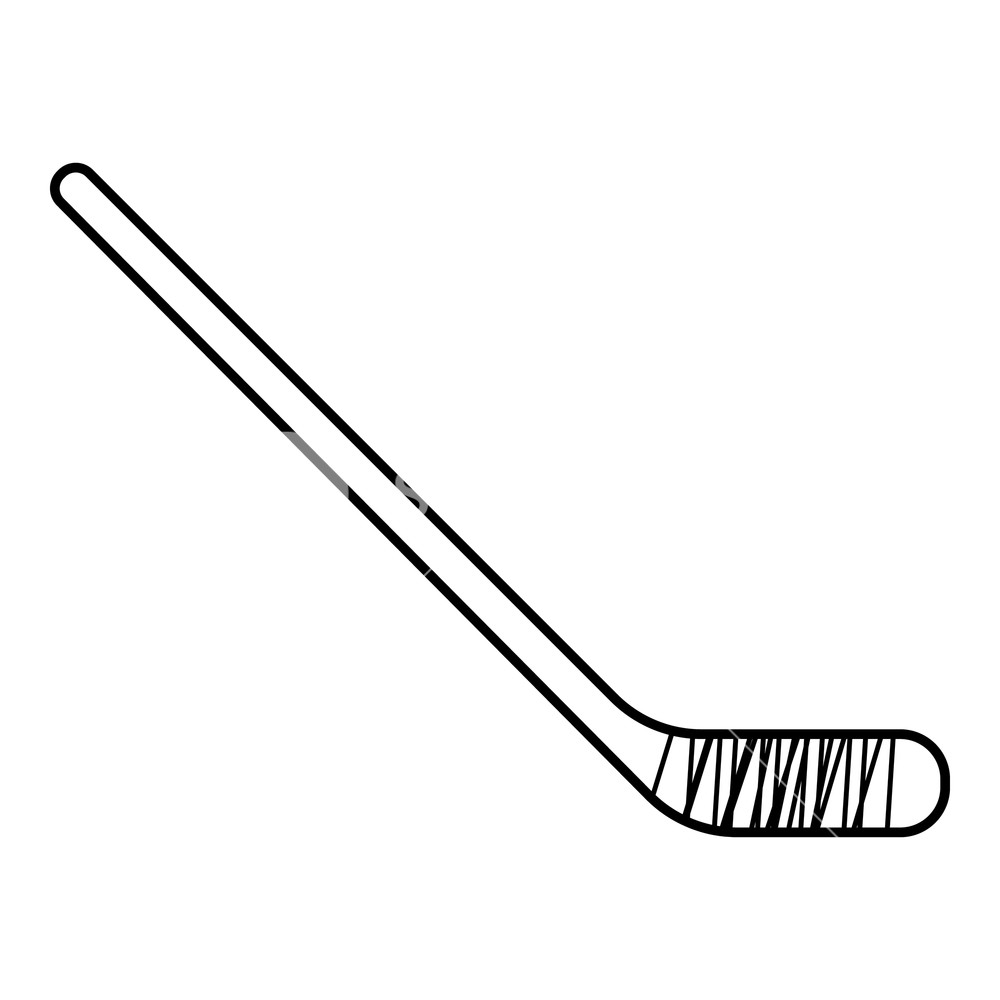 Professional Hockey Stick Icon Outline Illustration 1000x1000 Professional Hockey Stick Icon Outline Illustration