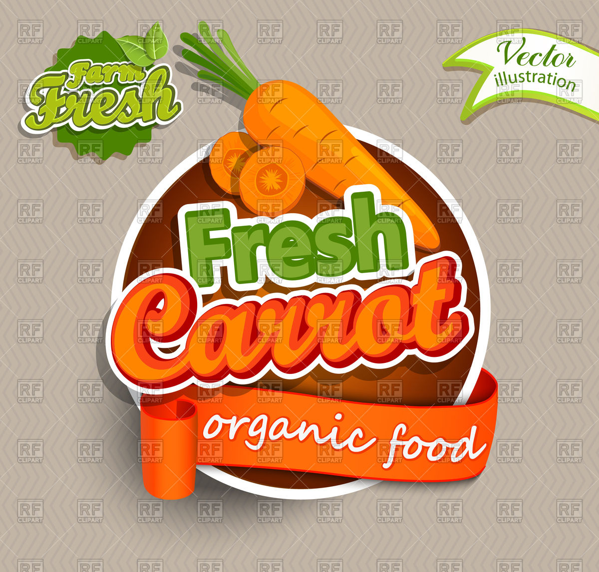 Fresh Carrot Typography Food Label Or Sticker Vector Image Of Food 1200x1146 Fresh Carrot Typography Food Label Or Sticker Vector Image Of Food
