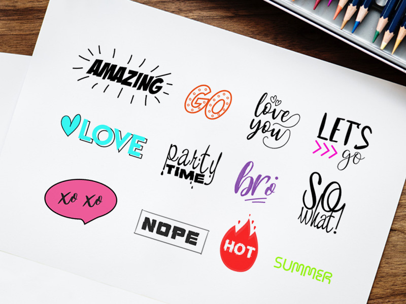 Free Instagram Stories Stickers Vector Set 800x600 Free Instagram Stories Stickers Vector Set