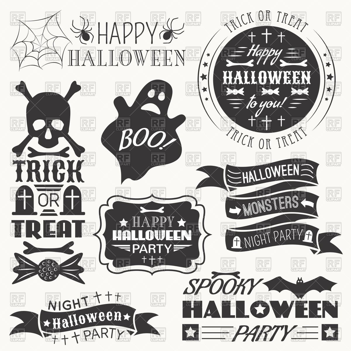 Halloween Stickers Vector Image Of Holiday Kannaa 1200x1200 Halloween Stickers Vector Image Of Holiday Kannaa