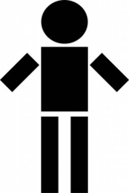 418x626 Stickman Vector Free Download